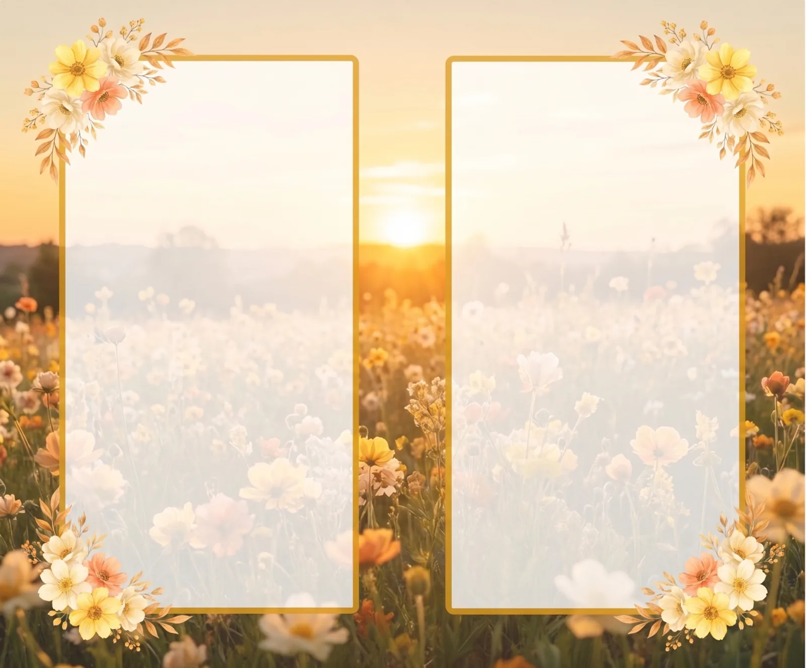 Summer Lilies memorial template