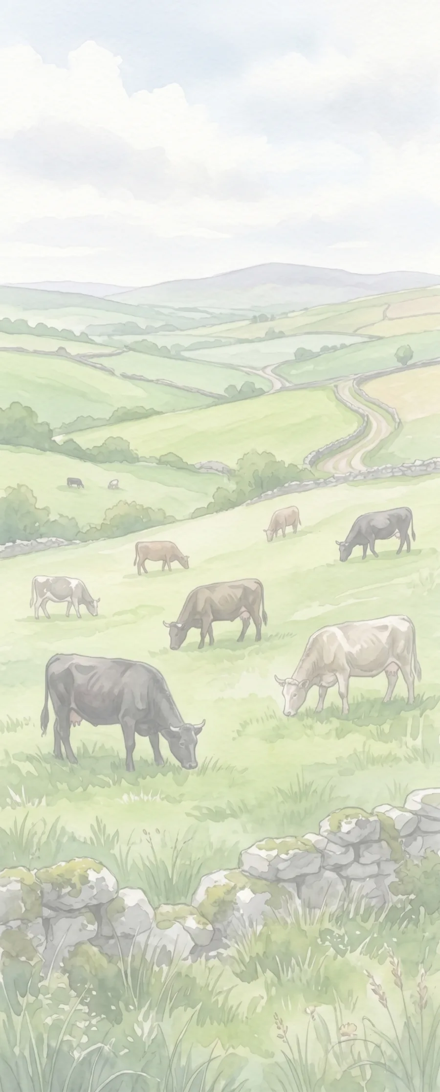 Cattle in the Fields memorial template