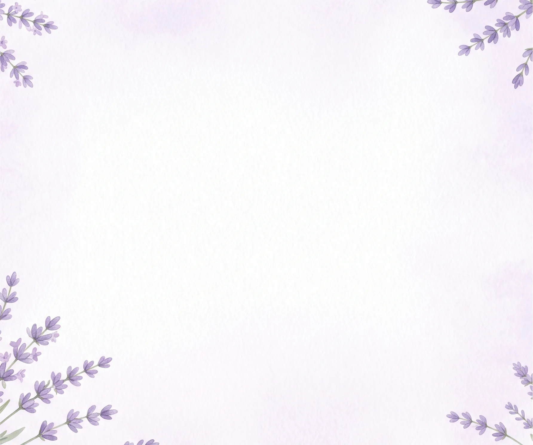 Lavender Memorial Card 1 memorial template