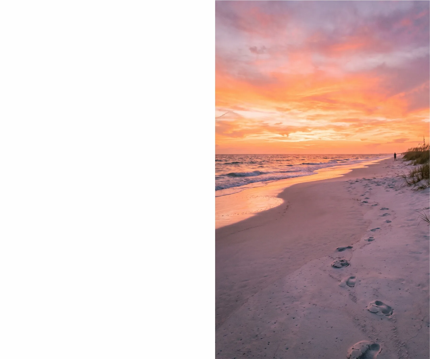 Footprints in the Sand 6 memorial template