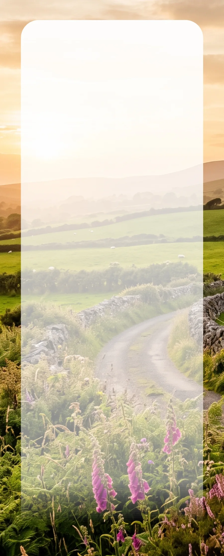 Country Lane in Bloom memorial template