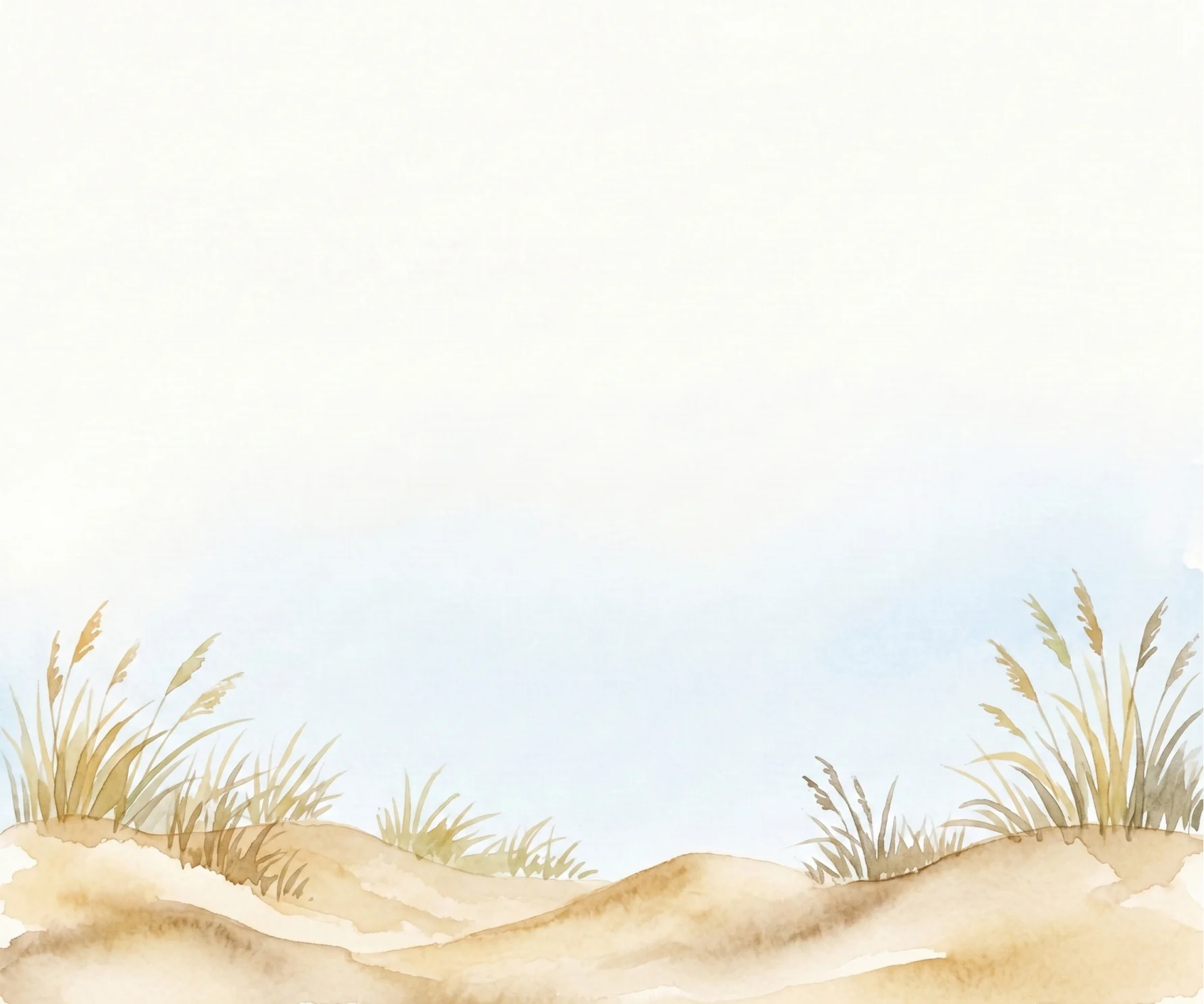 Dunes & Sea Grass memorial template