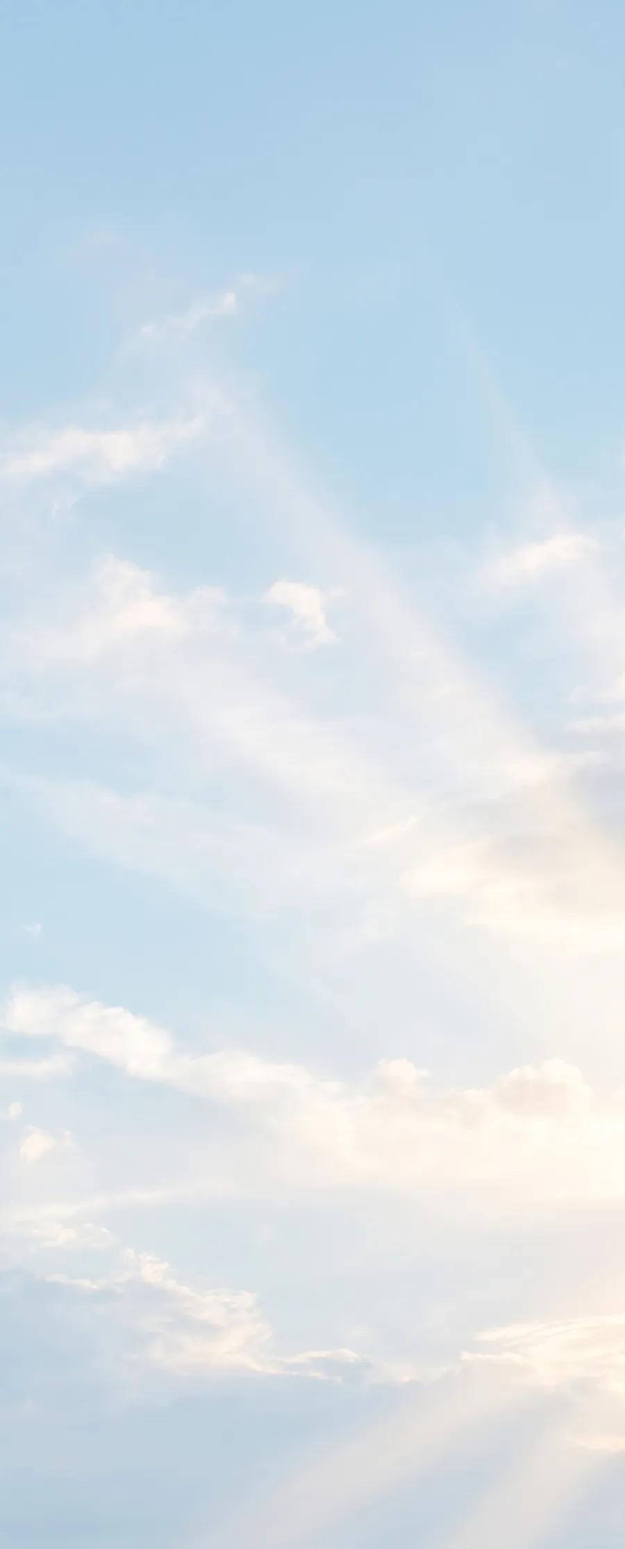 Blue Sky & Cloud memorial template