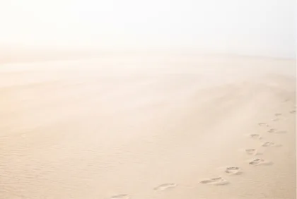 Golden Sands Footprints memorial template
