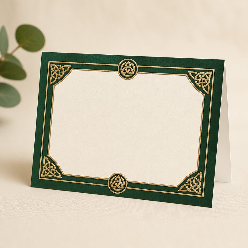 Custom Thank You Card Design template